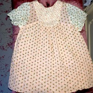 Zara size 2-3 cotton dress with button closure